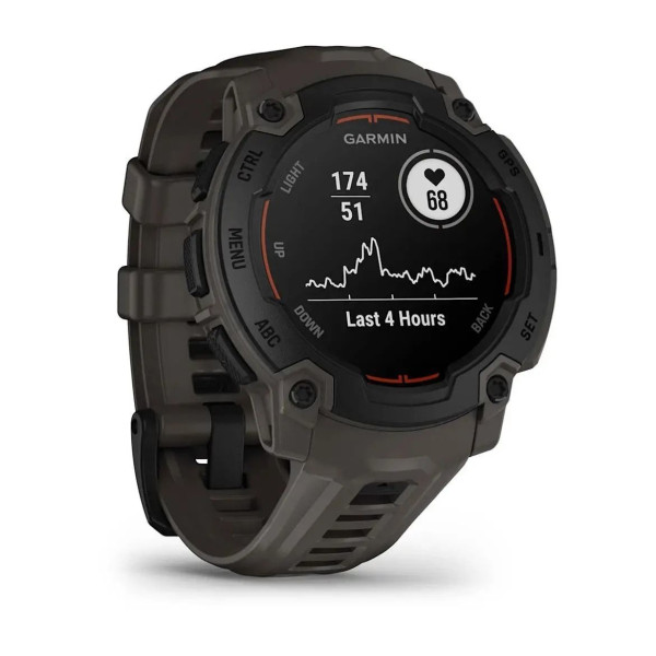 Смарт-часы Garmin Instinct E (45 мм) черные/угольные