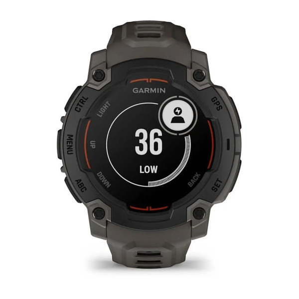 Смарт-часы Garmin Instinct E (45 мм) черные/угольные