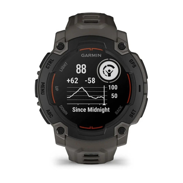 Смарт-часы Garmin Instinct E (45 мм) черные/угольные