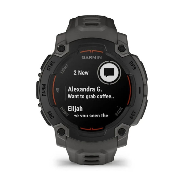 Смарт-часы Garmin Instinct E (45 мм) черные/угольные