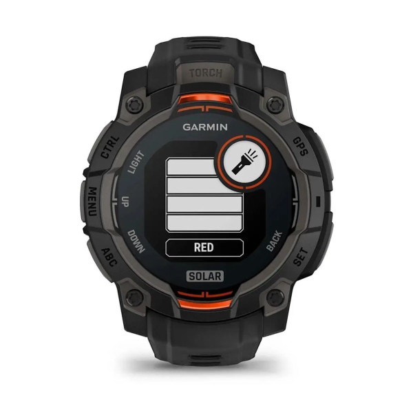 Смарт-годинник Garmin Instinct 3 (45 мм) Solar чорний