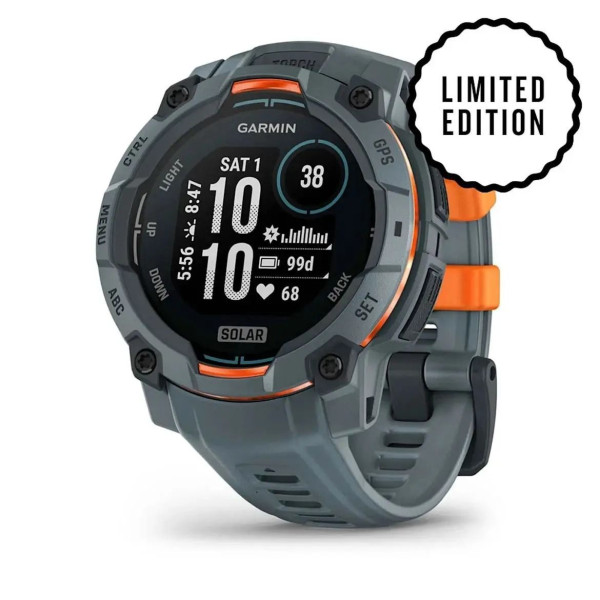 Смарт-годинник Garmin Instinct 3 (45 мм) Solar сутінкового кольору