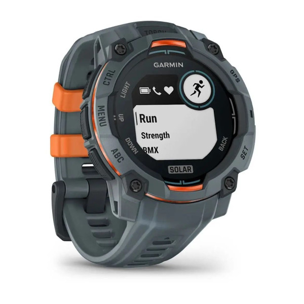 Смарт-годинник Garmin Instinct 3 (45 мм) Solar сутінкового кольору