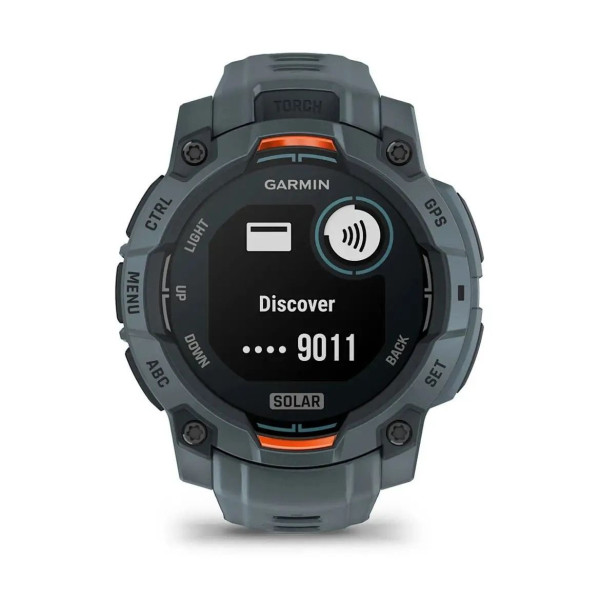 Смарт-годинник Garmin Instinct 3 (45 мм) Solar сутінкового кольору