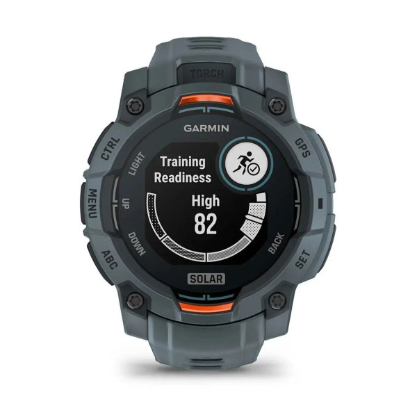 Смарт-годинник Garmin Instinct 3 (45 мм) Solar сутінкового кольору