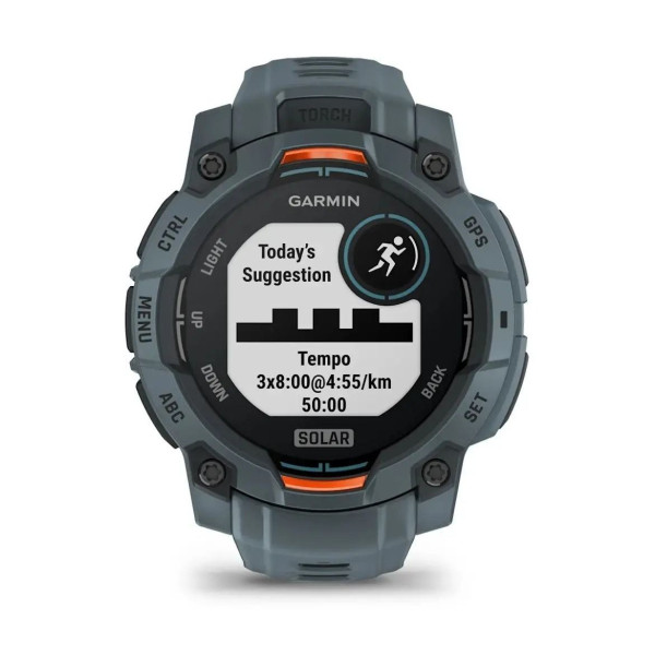 Смарт-годинник Garmin Instinct 3 (45 мм) Solar сутінкового кольору