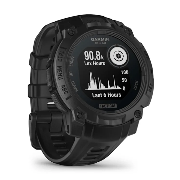 Смарт-годинник Garmin Instinct 3 (45 мм) Solar Tactical Edition чорний