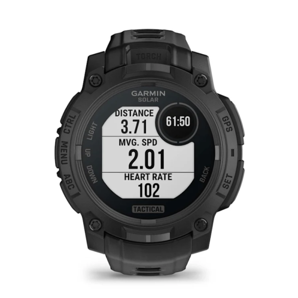 Смарт-годинник Garmin Instinct 3 (45 мм) Solar Tactical Edition чорний