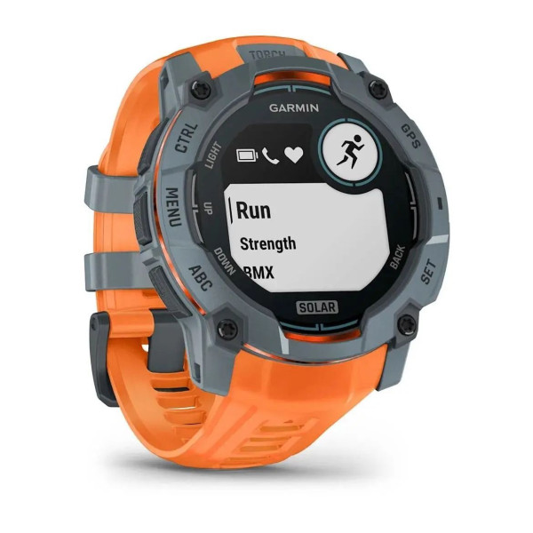 Garmin Instinct 3 (50mm) Solar Smartwatch, Twilight/Sunny