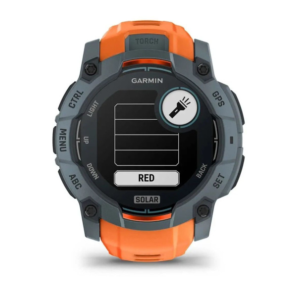 Garmin Instinct 3 (50mm) Solar Smartwatch, Twilight/Sunny