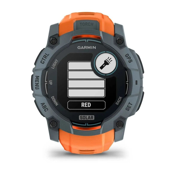 Garmin Instinct 3 (50mm) Solar Smartwatch, Twilight/Sunny