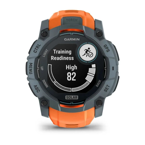 Garmin Instinct 3 (50mm) Solar Smartwatch, Twilight/Sunny