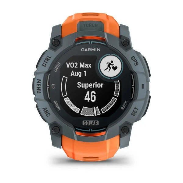 Garmin Instinct 3 (50mm) Solar Smartwatch, Twilight/Sunny