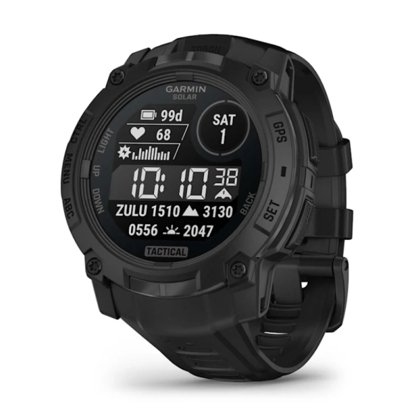Garmin Instinct 3 (50mm) Solar Tactical Edition Smartwatch (Black)