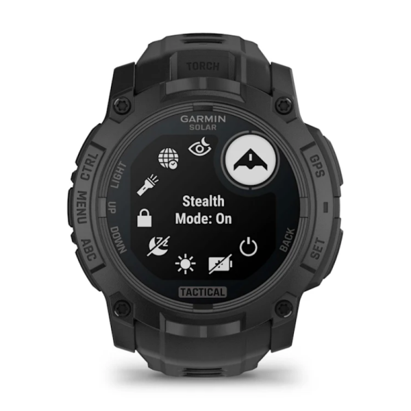Garmin Instinct 3 (50mm) Solar Tactical Edition Smartwatch (Black)