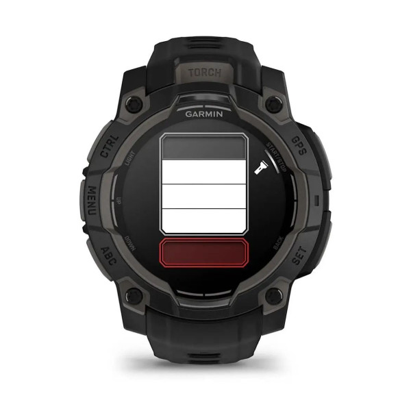 Смарт-годинник Garmin Instinct 3 (45 мм) AMOLED чорний