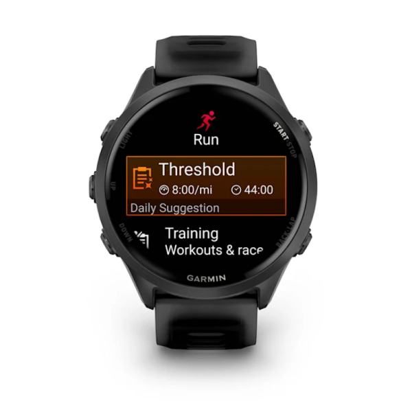 Garmin Forerunner 570 Smartwatch (47mm), Slate Gray Aluminum Bezel with Black Band