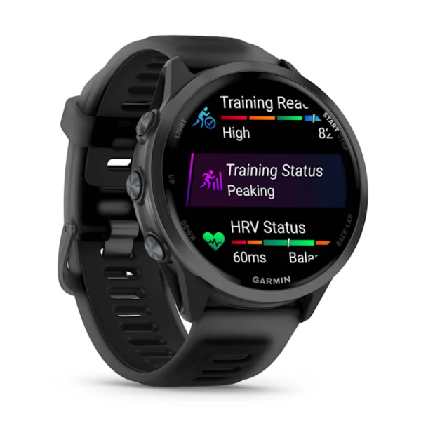 Garmin Forerunner 570 Smartwatch (47mm), Slate Gray Aluminum Bezel with Black Band