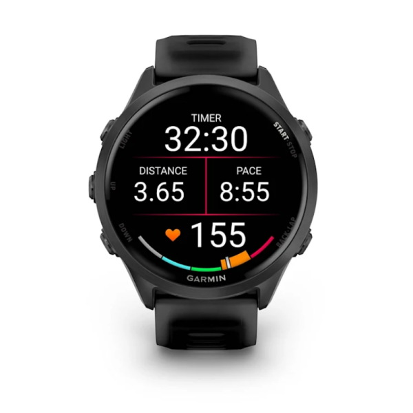Garmin Forerunner 570 Smartwatch (47mm), Slate Gray Aluminum Bezel with Black Band