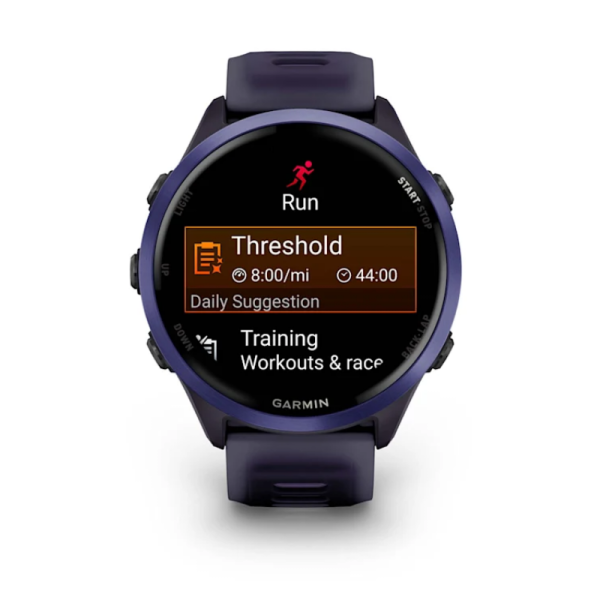 Garmin Forerunner 570 Smartwatch (47mm) Indigo Aluminum Bezel with Royal Purple/Indigo Band