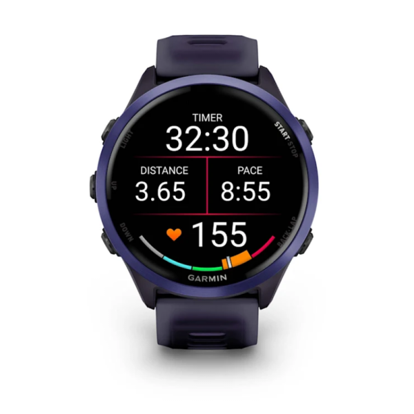 Garmin Forerunner 570 Smartwatch (47mm) Indigo Aluminum Bezel with Royal Purple/Indigo Band