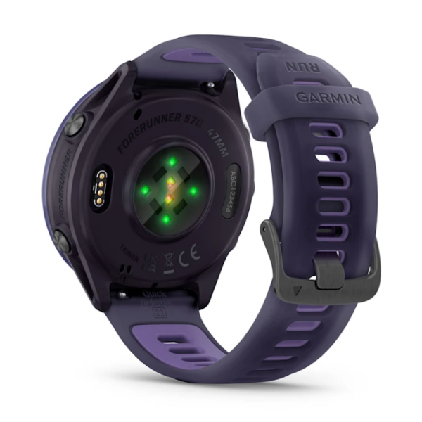 Garmin Forerunner 570 Smartwatch (47mm) Indigo Aluminum Bezel with Royal Purple/Indigo Band