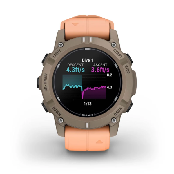 Смарт-часы Garmin Descent G2 цвета палома/розовая ракушка