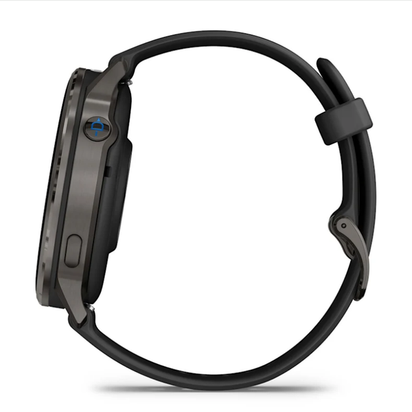 Смарт-годинник Garmin D2 Air X15 сланцевий з чорним силіконовим ремінцем
