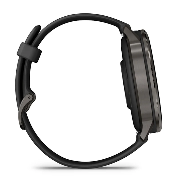 Смарт-годинник Garmin D2 Air X15 сланцевий з чорним силіконовим ремінцем