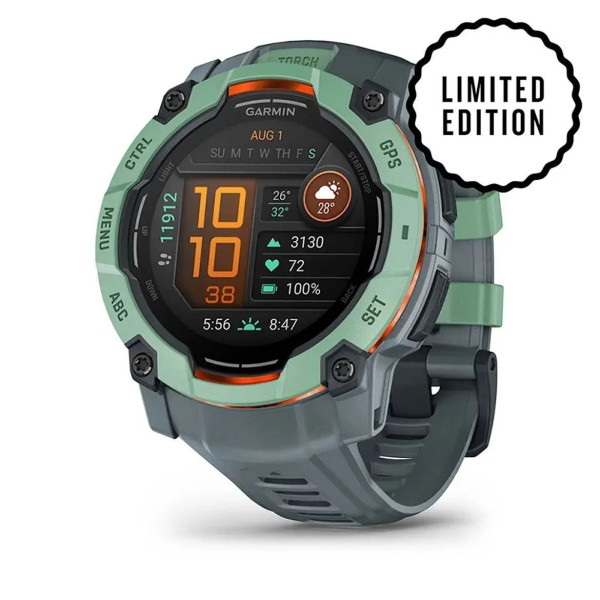 Смарт-годинник Garmin Instinct 3 (50 мм) AMOLED, колір неотропік / сутінковий