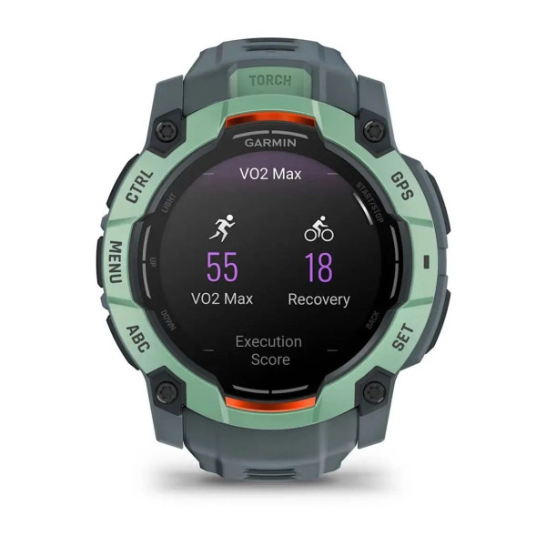 Смарт-годинник Garmin Instinct 3 (50 мм) AMOLED, колір неотропік / сутінковий