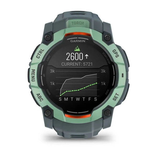 Смарт-годинник Garmin Instinct 3 (50 мм) AMOLED, колір неотропік / сутінковий