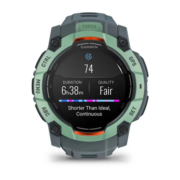 Смарт-годинник Garmin Instinct 3 (50 мм) AMOLED, колір неотропік / сутінковий