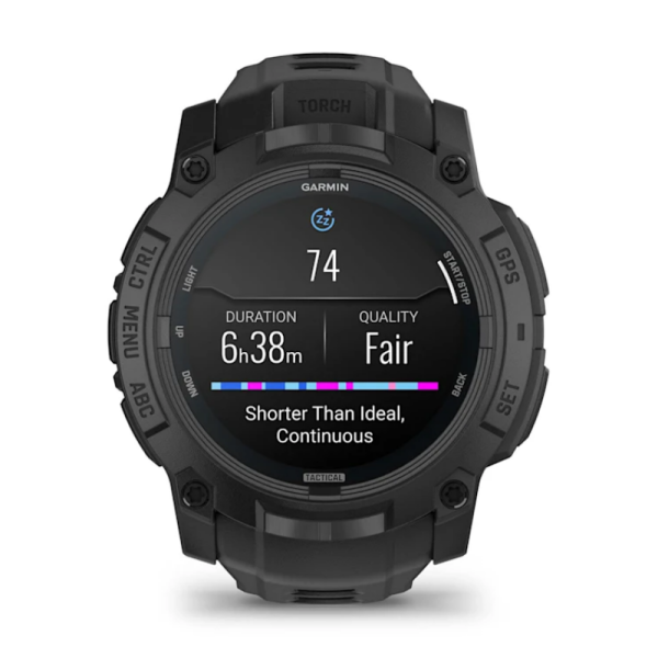 Смарт-годинник Garmin Instinct 3 (50 мм) AMOLED Tactical Edition чорний