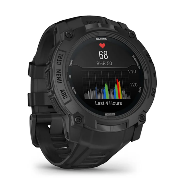 Смарт-годинник Garmin Instinct 3 (50 мм) AMOLED Tactical Edition чорний