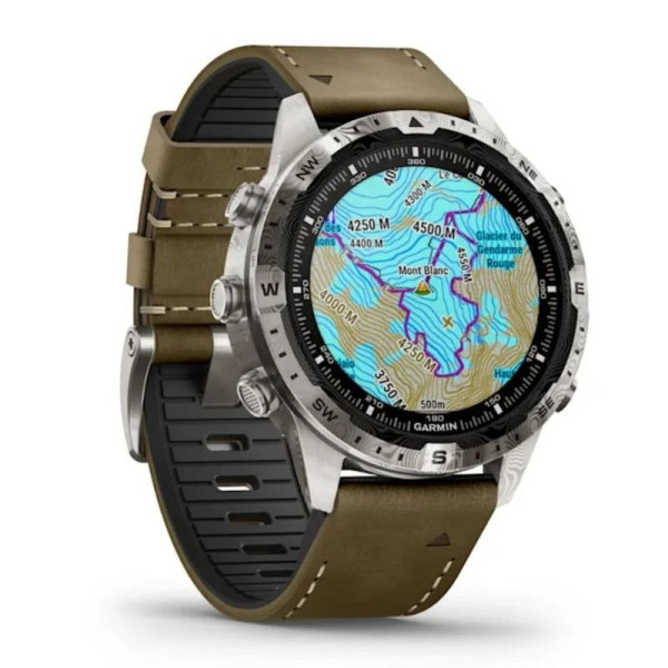Garmin MARQ Adventurer (Gen 2) Damascus Steel Edition Smartwatch