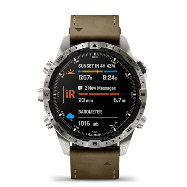 Garmin MARQ Adventurer (Gen 2) Damascus Steel Edition Smartwatch
