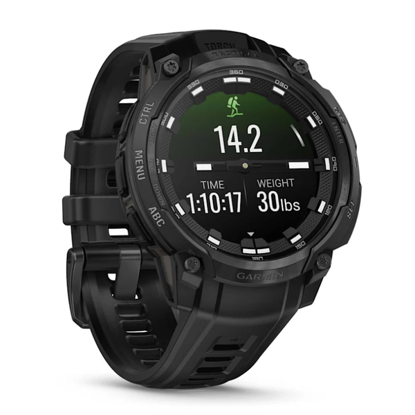 Смарт-годинник Garmin Instinct Crossover AMOLED – Tactical Edition чорний