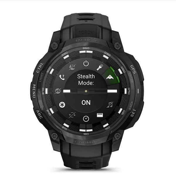 Смарт-годинник Garmin Instinct Crossover AMOLED – Tactical Edition чорний
