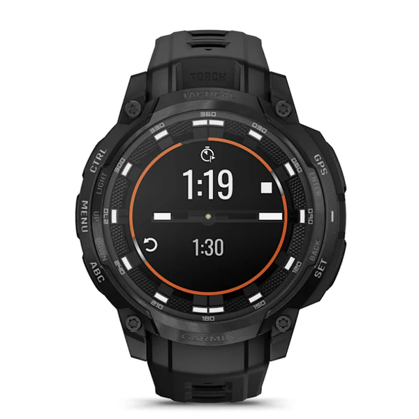 Смарт-годинник Garmin Instinct Crossover AMOLED – Tactical Edition чорний