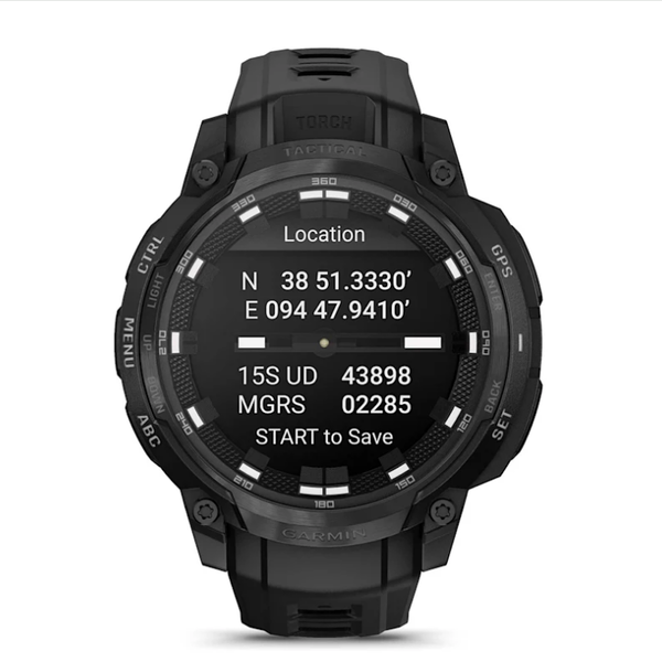 Смарт-годинник Garmin Instinct Crossover AMOLED – Tactical Edition чорний
