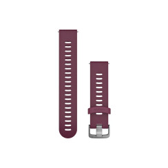 Garmin Strap for Venu Sq/Forerunner 245/645/Vivoactive 3/Vivomove (20mm) Blueberry Silicone