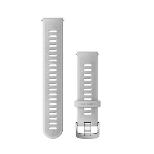 Garmin 20mm Quick Release Strap for Forerunner, Venu, and Other Watches, White