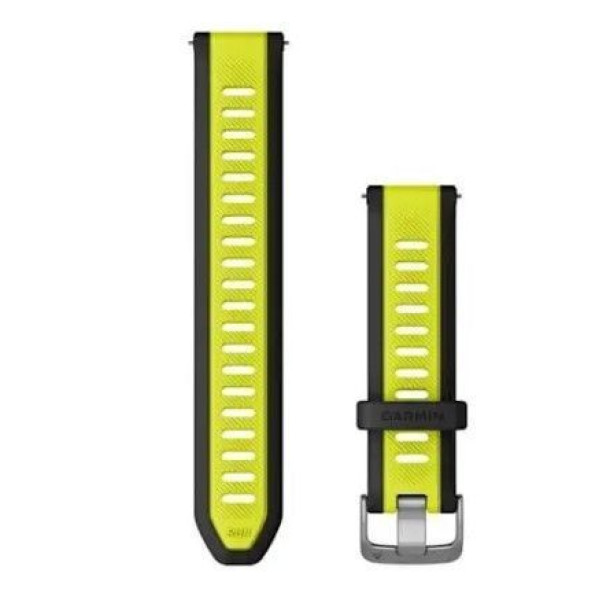 Garmin 20mm Bright Yellow/Black Watch Strap for Forerunner, Venu, and other watches