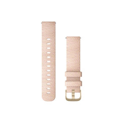 Garmin Venu Sq/Forerunner 245/645/Vivoactive 3/Vivomove 20mm Strap, Pink Nylon Band