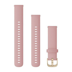 Garmin 18mm Venu, Vívoactive, Forerunner Watch Band - Pink with Light Gold Hardware