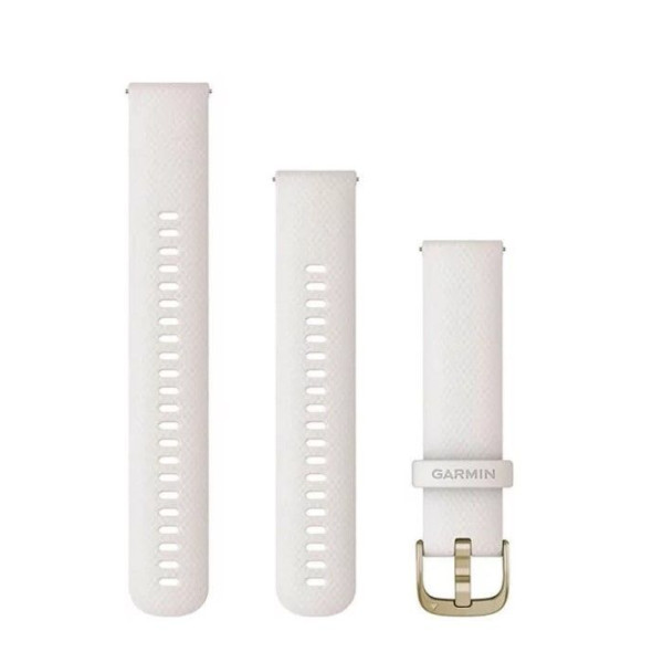Garmin 20mm Quick Release Strap for Forerunner, Venu, and More - Ivory