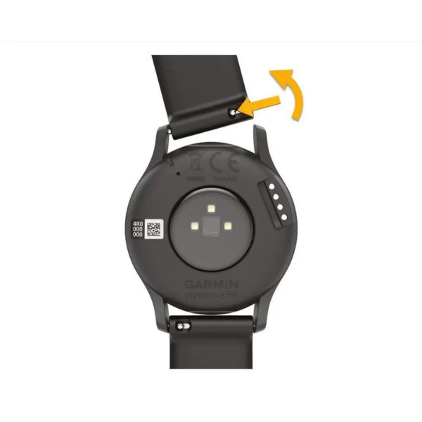 Ремінець Garmin для Venu Sq/Forerunner 245/645/Vivoactive 3/Vivomove (20 мм) силіконовий кольору моху