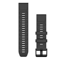 Ремінець Garmin QuickFit 22 Graphite для смарт-годин Fenix ​​7, Instinct 2, Forerunner 965, MARQ
