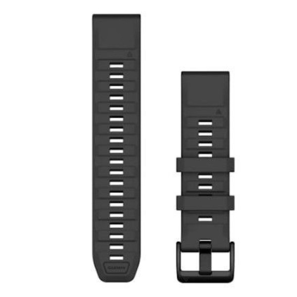 Ремешок Garmin QuickFit 22 Graphite для смарт-часов Fenix 7, Instinct 2, Forerunner 965, MARQ